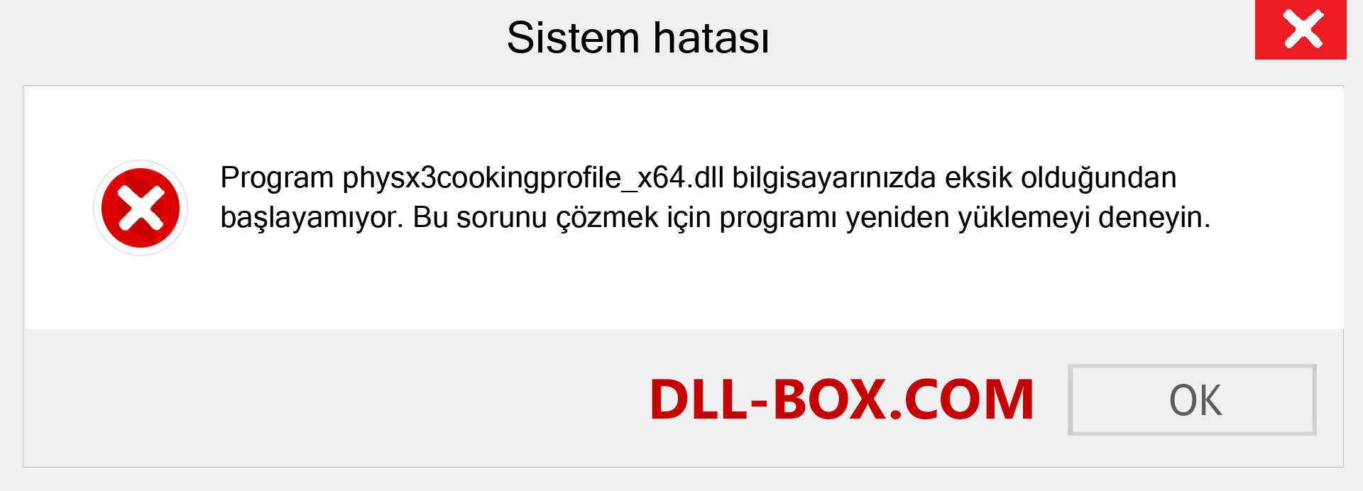 physx3cookingprofile_x64.dll dosyası eksik mi? Windows 7, 8, 10 için İndirin - Windows'ta physx3cookingprofile_x64 dll Eksik Hatasını Düzeltin, fotoğraflar, resimler